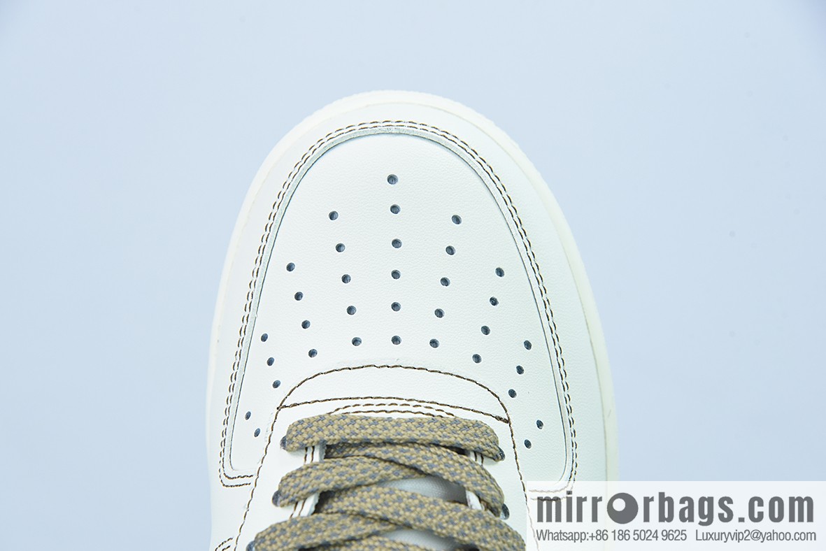 Nike Air Force 1 Low Rice Brown Line 3M Gypsy Air Force One Low Top Sneakers Item Number: 315122-808