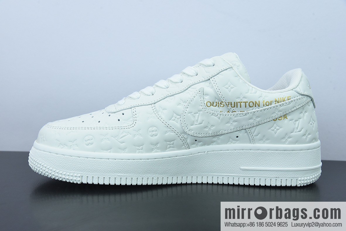 LVx Nk Air Force 1 Low Louis Vuitton Donkey LV Joint, Air Force One Low Top Sneakers
