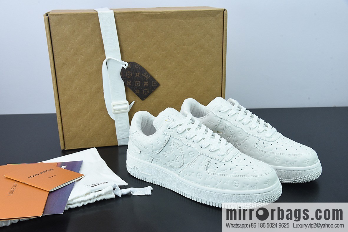 LVx Nk Air Force 1 Low Louis Vuitton Donkey LV Joint, Air Force One Low Top Sneakers