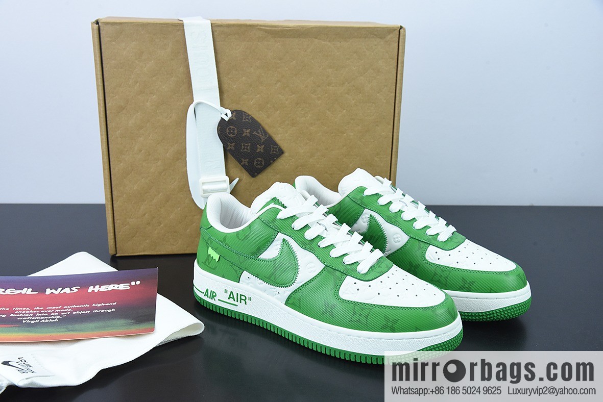 LVx Nk Air Force 1 Low Louis Vuitton Donkey LV Joint, Air Force One Low Top Sneakers