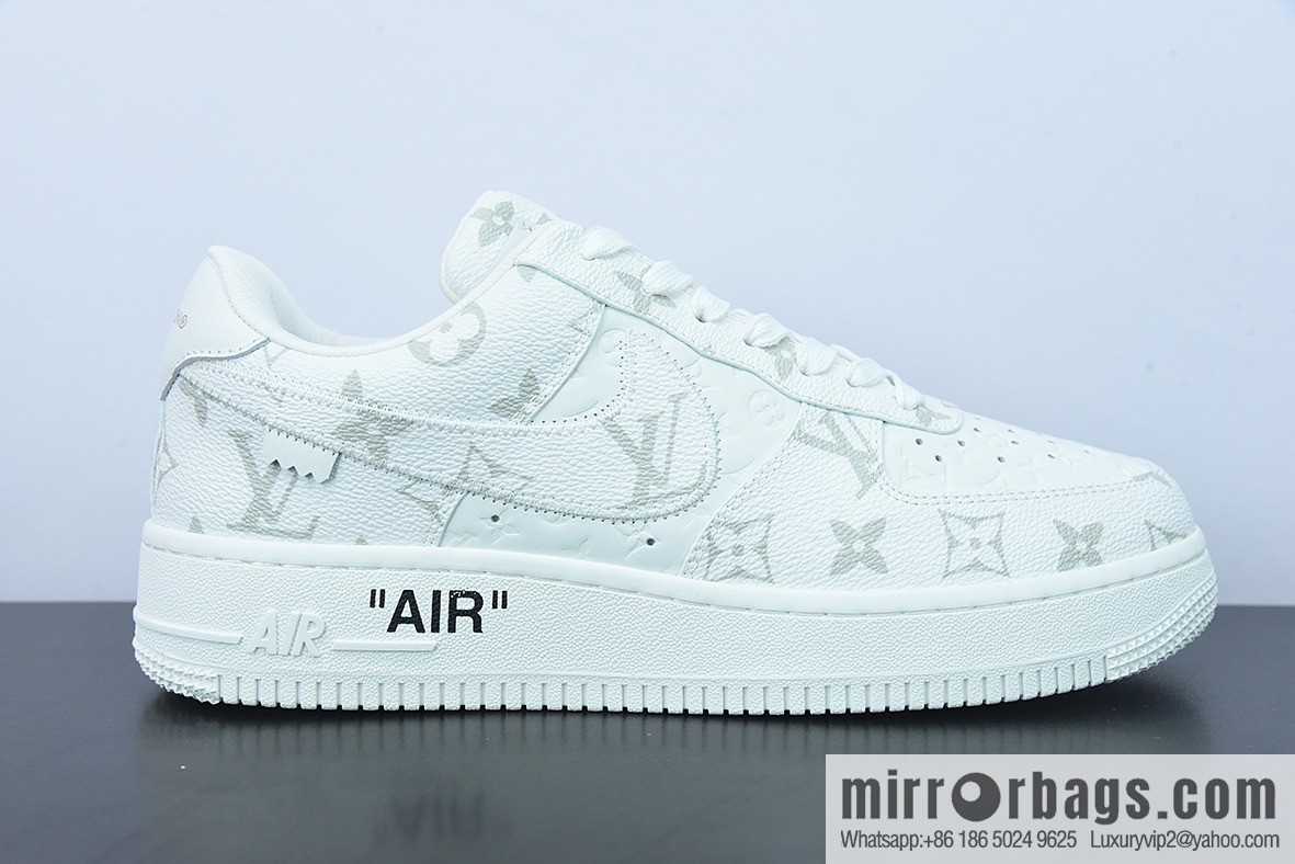 LVx Nk Air Force 1 Low Louis Vuitton Donkey LV Joint, Air Force One Low Top Sneakers