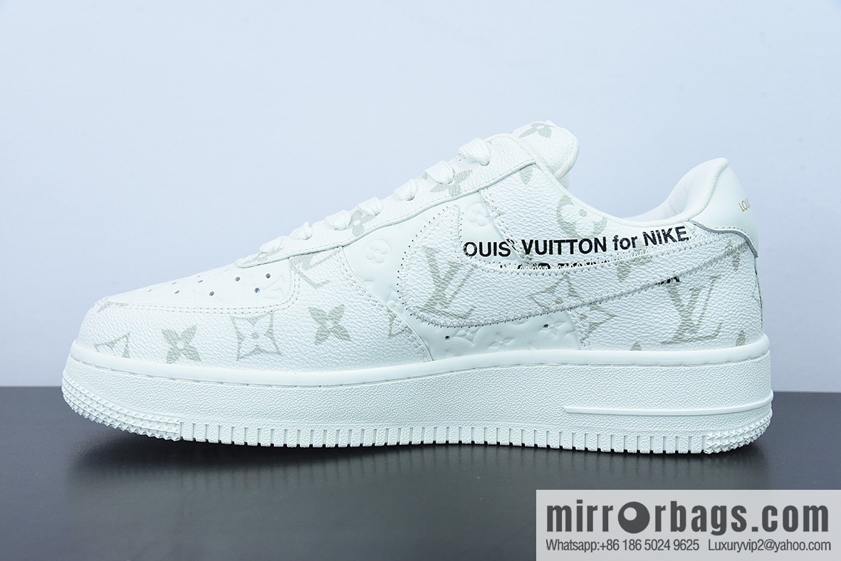 LVx Nk Air Force 1 Low Louis Vuitton Donkey LV Joint, Air Force One Low Top Sneakers