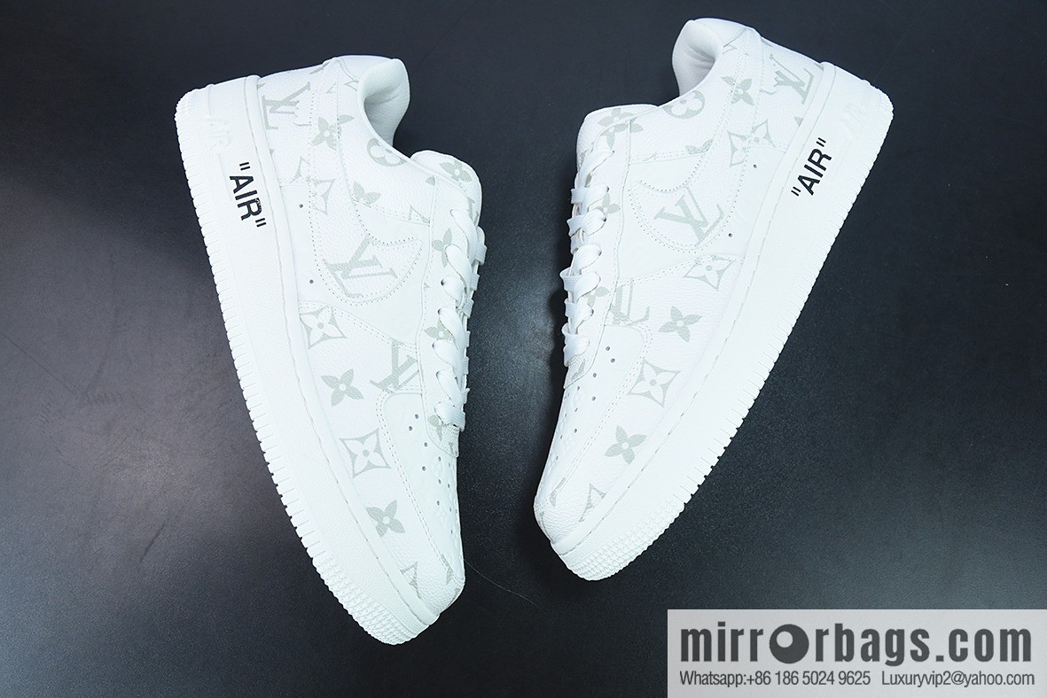 LVx Nk Air Force 1 Low Louis Vuitton Donkey LV Joint, Air Force One Low Top Sneakers