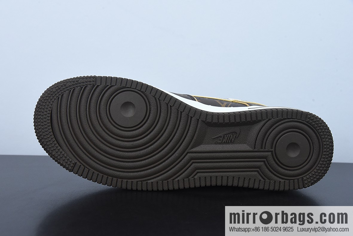 Purchasing grade LVx Nk Air Force 1 Low Louis Vuitton donkey brand LV joint name, Air Force One, leisure sports shoes