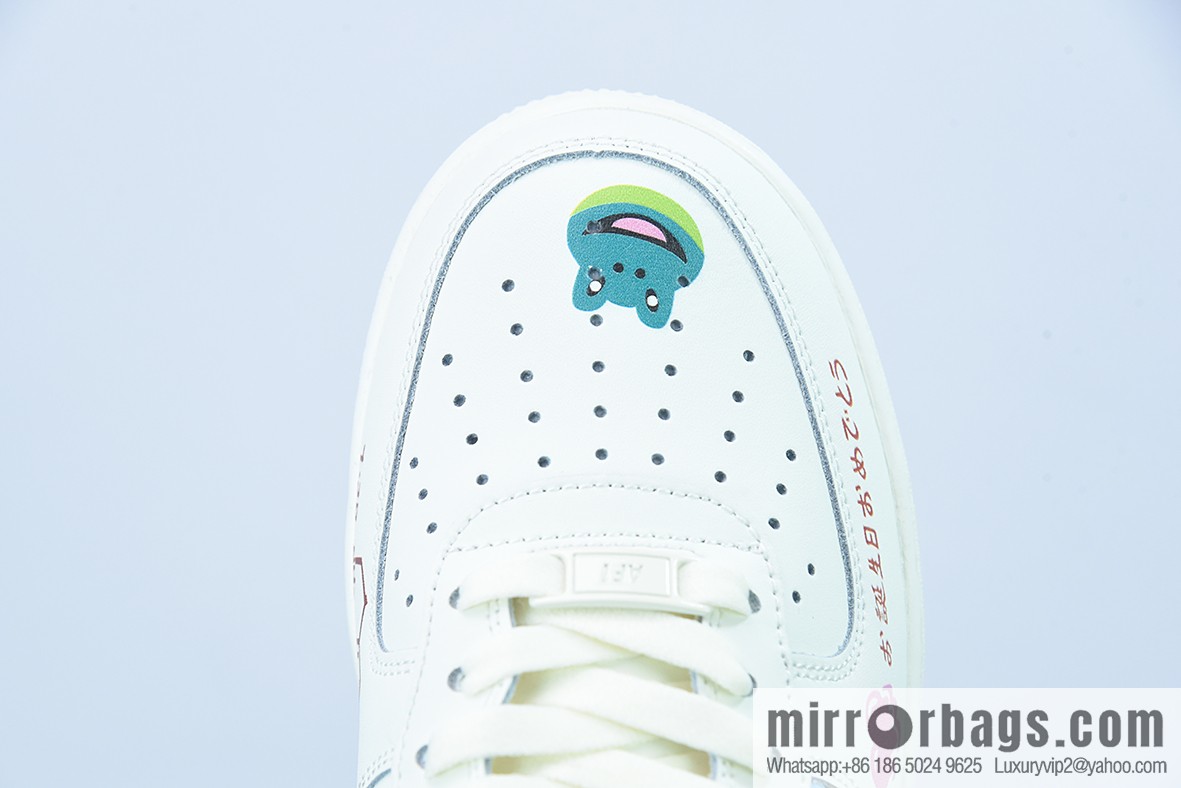 Nike Air Force 1 Low '07 rainbow graffiti, Air Force One low-top casual board shoe item number: CW2288-333