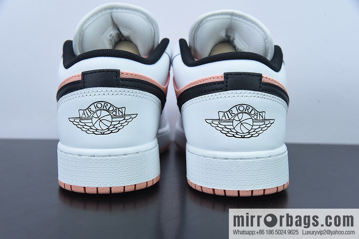 Air Jordan 1 Low white powder black aj1 low help series item number: DM8960-801