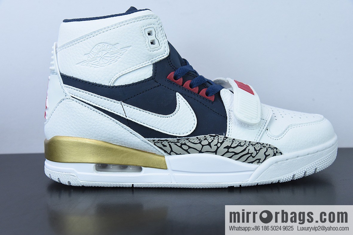 Air Jordan Legacy AJ312 top layer pure original quality velcro three-in-one board shoes, item number: AV3922-101