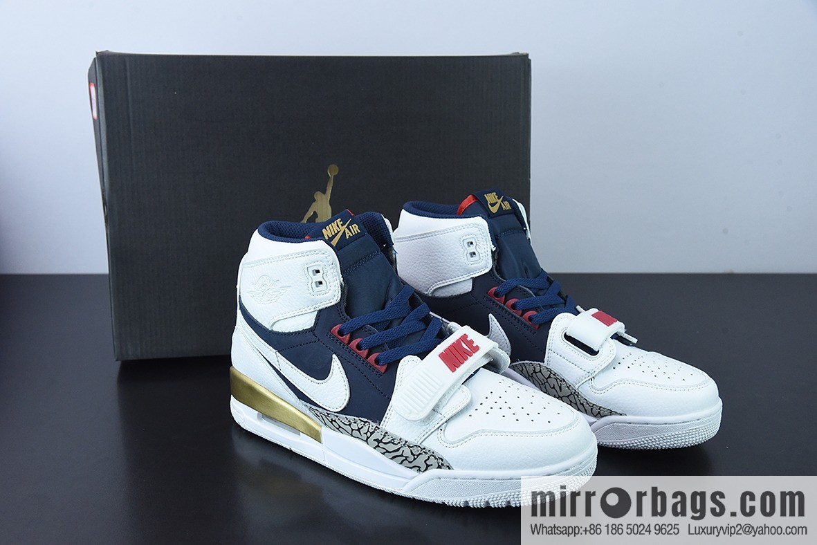 Air Jordan Legacy AJ312 top layer pure original quality velcro three-in-one board shoes, item number: AV3922-101