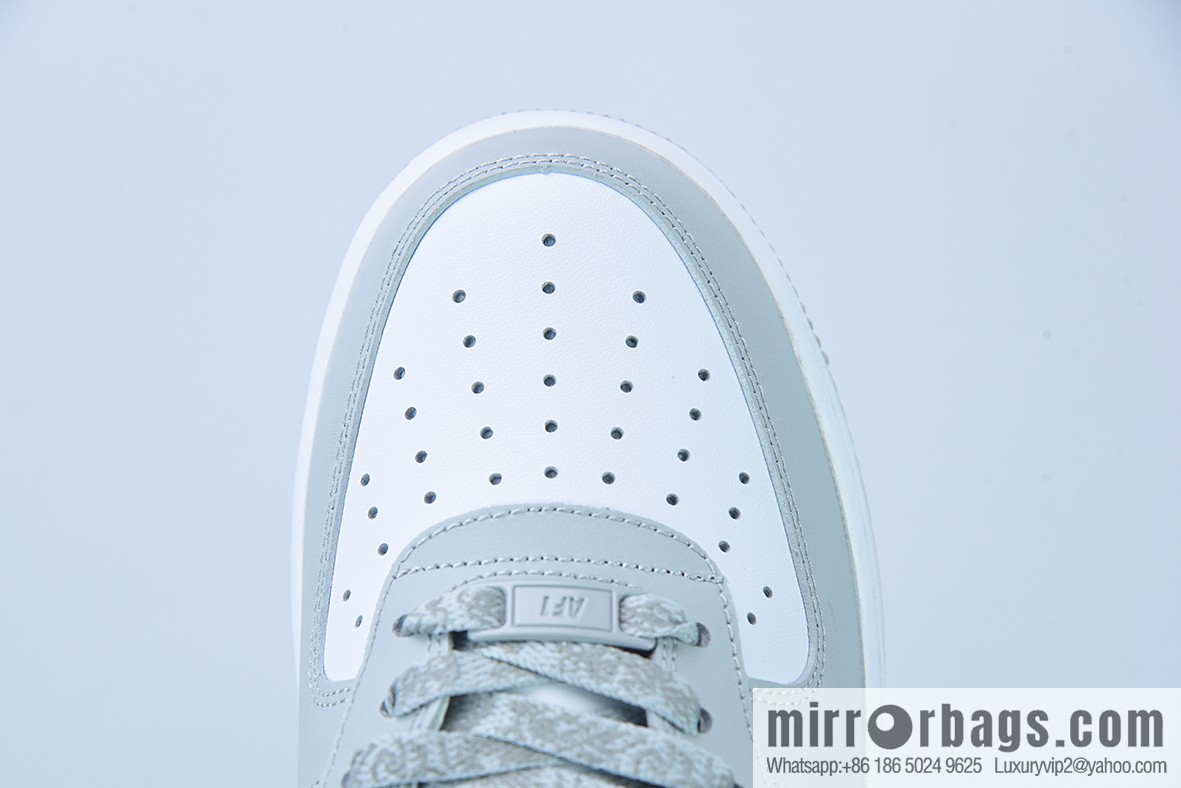 Nike Air Force 1 Low '07 gray and white cashew flower color scheme Air Force One low help item number: XM6321-736