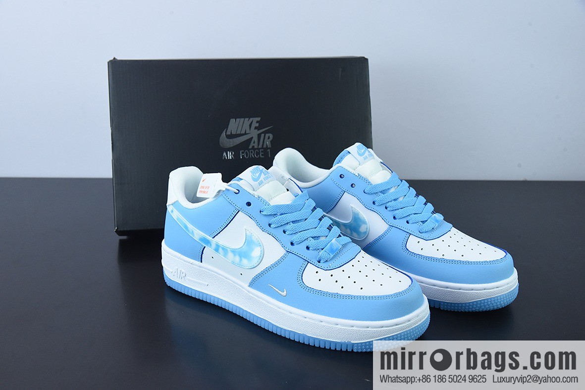 Nike Air Force 1 Low blue sky and white clouds, Air Force One low-top sports and leisure shoes, item number: DX2937-100