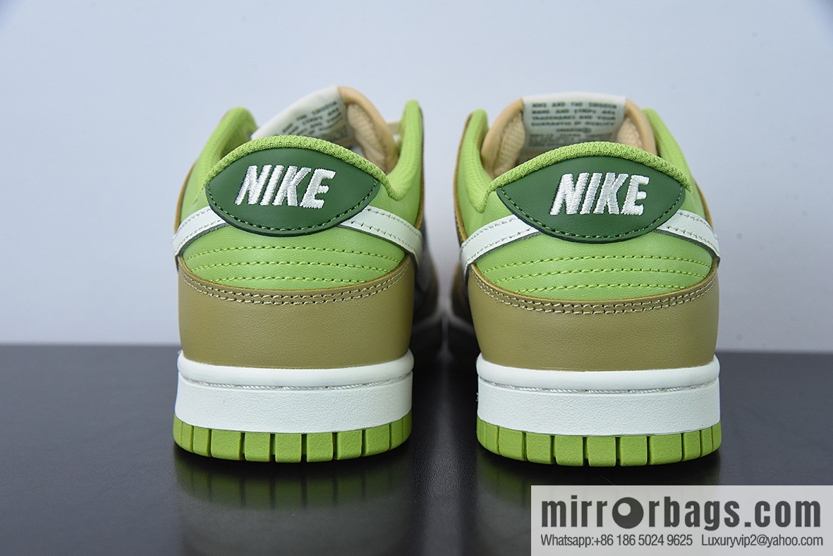 Nk SB Dunk Low color patchwork barley yellow SB low-top sports and leisure board shoes, item number: DV9108-711