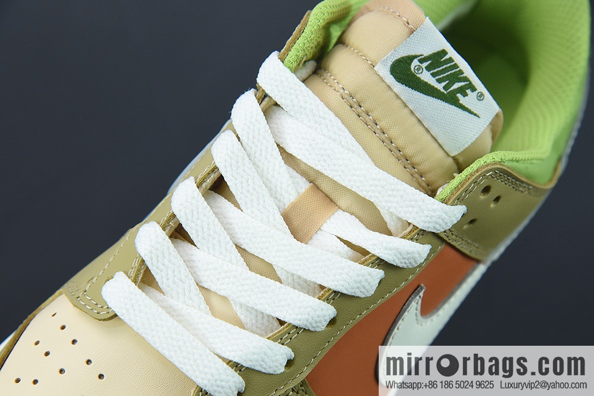Nk SB Dunk Low color patchwork barley yellow SB low-top sports and leisure board shoes, item number: DV9108-711