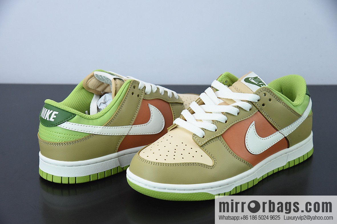 Nk SB Dunk Low color patchwork barley yellow SB low-top sports and leisure board shoes, item number: DV9108-711