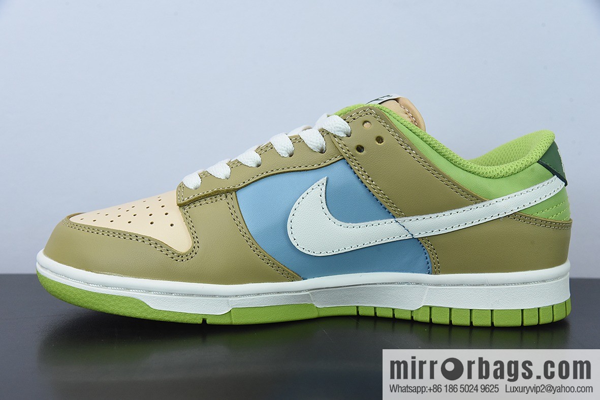 Nk SB Dunk Low color patchwork barley yellow SB low-top sports and leisure board shoes, item number: DV9108-711