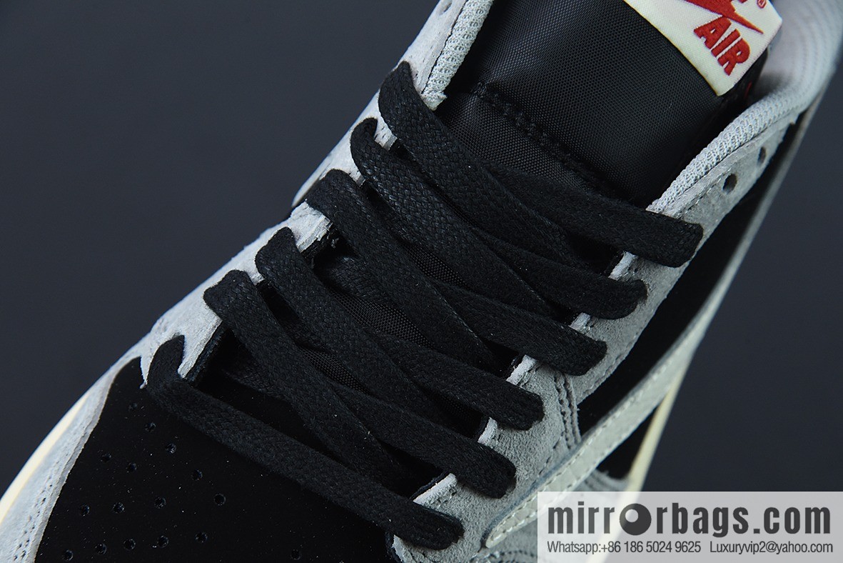 O07M3 DT Pure Original Travis Scott x Fragment x Air Jordan 1 Low Qiao One Backhook Low Help Part Number: DM7866-001