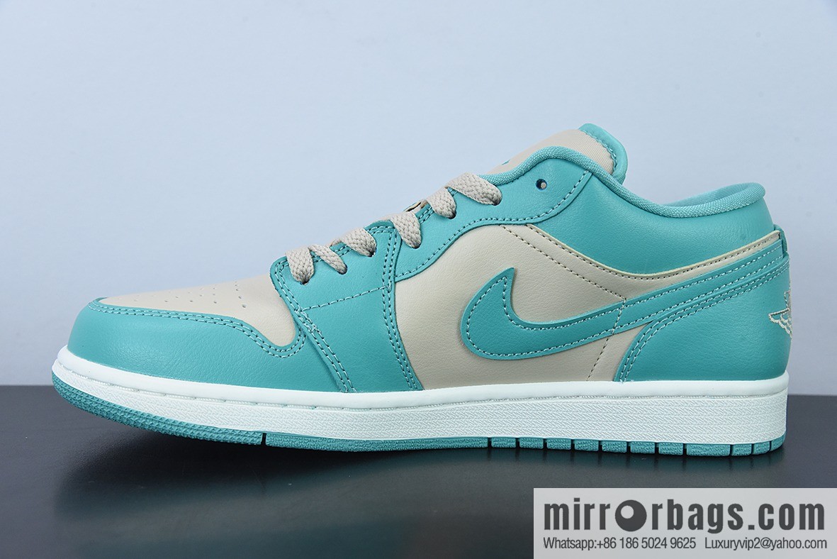 Air Jordan 1 low AJ1 lake blue Tiffany & Co. Tiffany low-top sports shoes, item number: DC0774-131