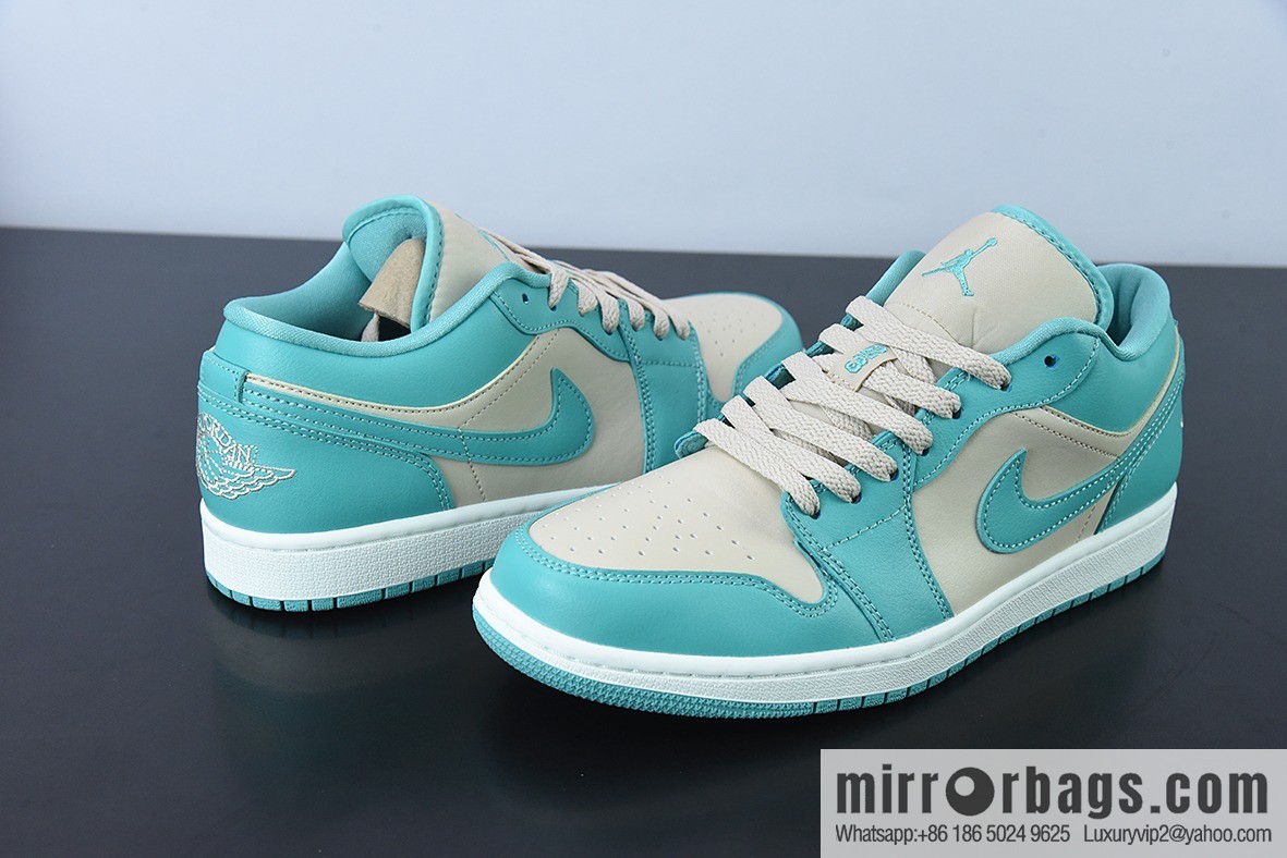 Air Jordan 1 low AJ1 lake blue Tiffany & Co. Tiffany low-top sports shoes, item number: DC0774-131