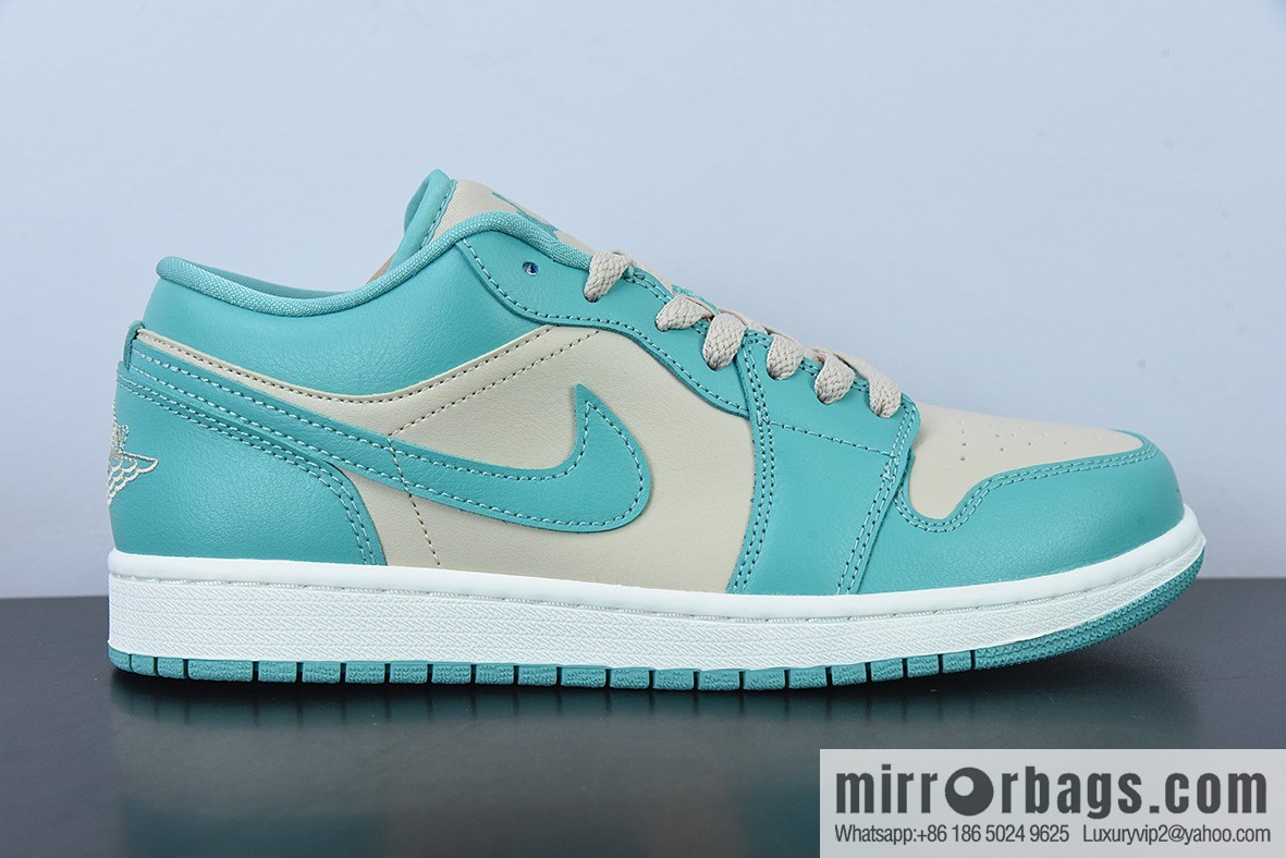 Air Jordan 1 low AJ1 lake blue Tiffany & Co. Tiffany low-top sports shoes, item number: DC0774-131