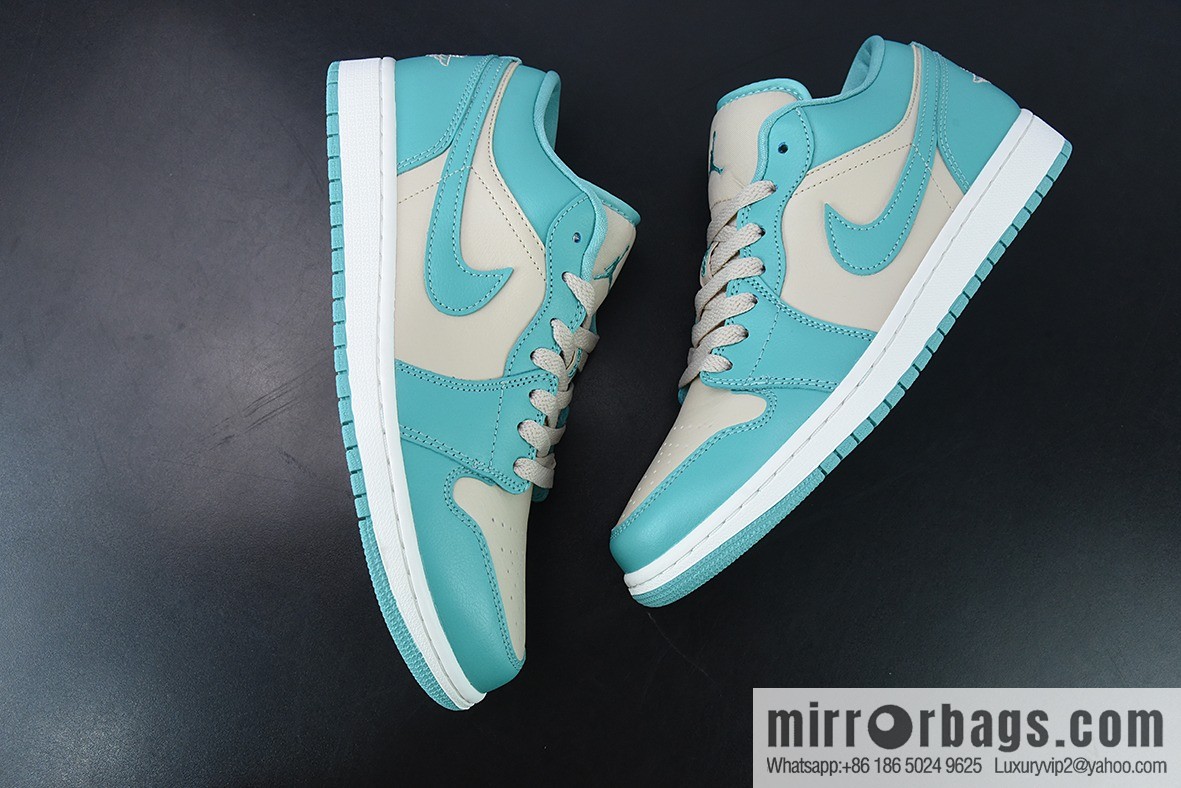 Air Jordan 1 low AJ1 lake blue Tiffany & Co. Tiffany low-top sports shoes, item number: DC0774-131