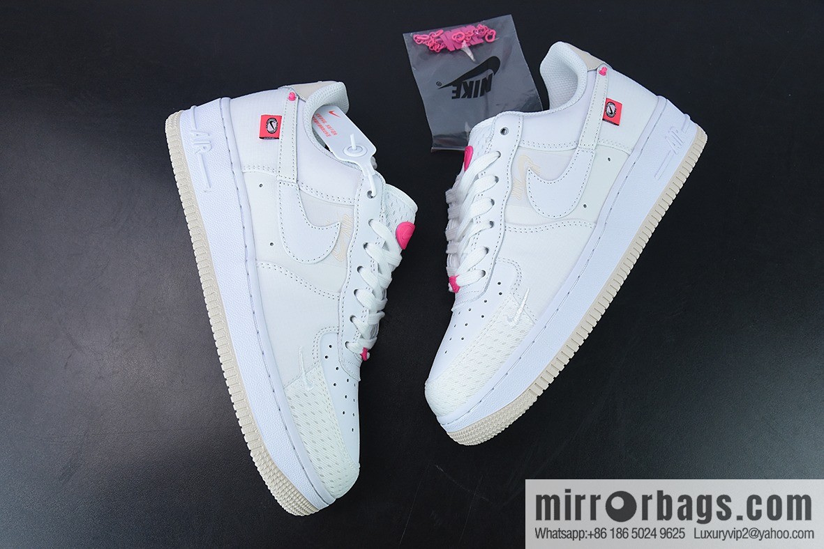 NK Air Force 1 Low Air Force One low-top versatile leisure sports shoes, white powder patchwork Item number: DX6061-111