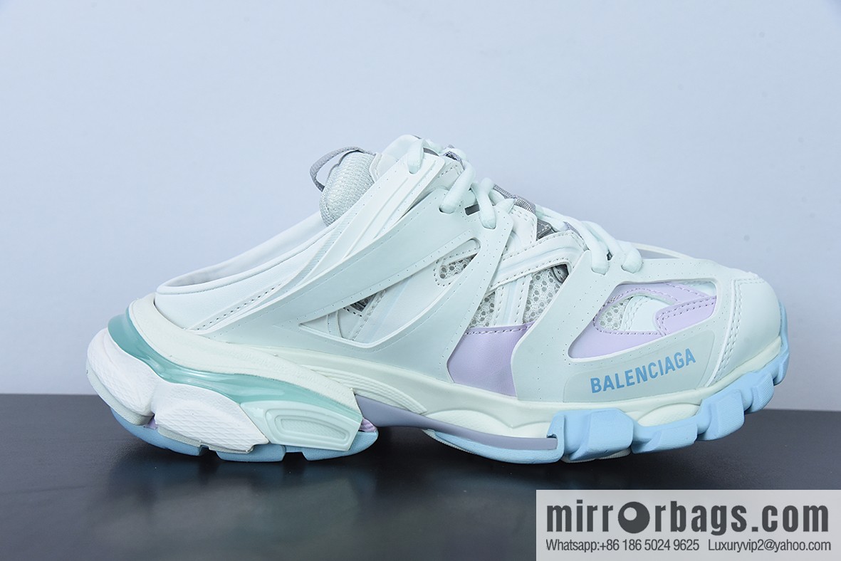 Balenciaga Balenciaga, Half Slippers Track Sneaker DD Balenciaga three generations, outdoor concept Vintage dad shoes