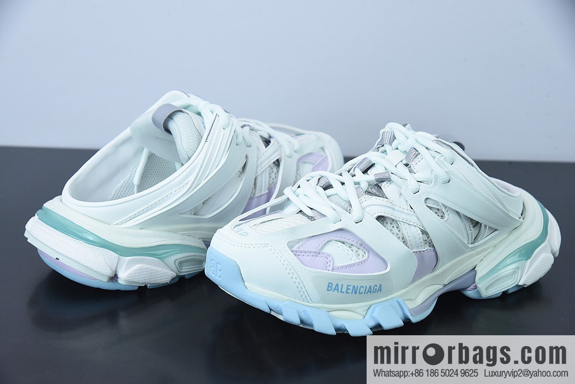 Balenciaga Balenciaga, Half Slippers Track Sneaker DD Balenciaga three generations, outdoor concept Vintage dad shoes