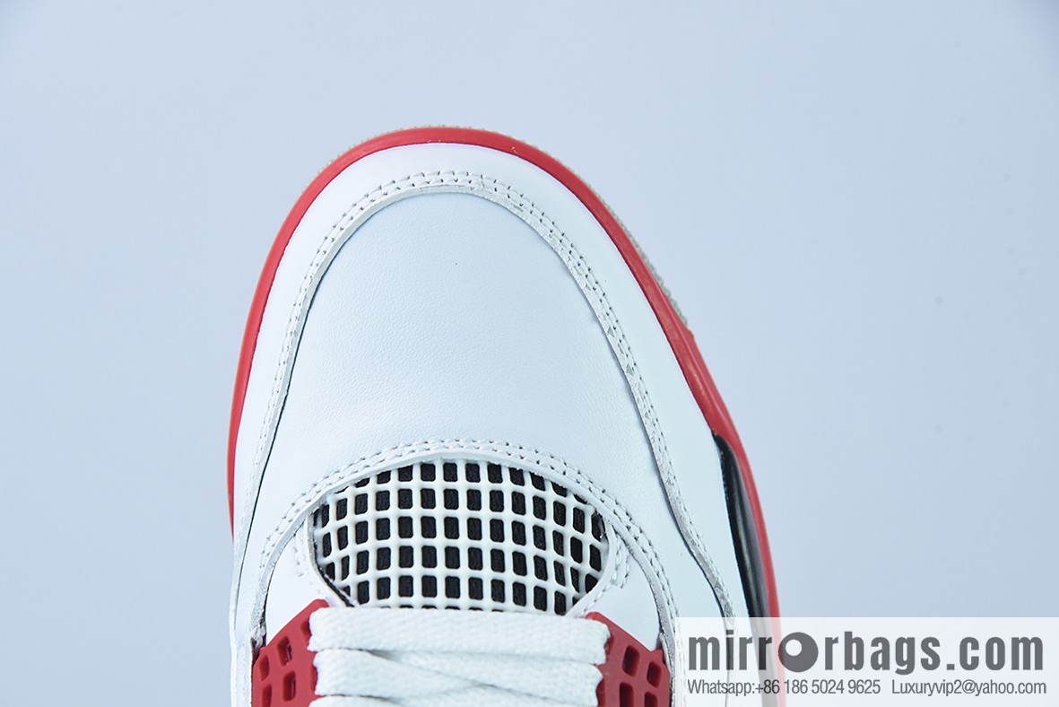 D0F1S5 Pure Original AJ4 Retro Fire Red AJ4 Joe 4 White Red Flame Red Men's sneakers DC7770-160