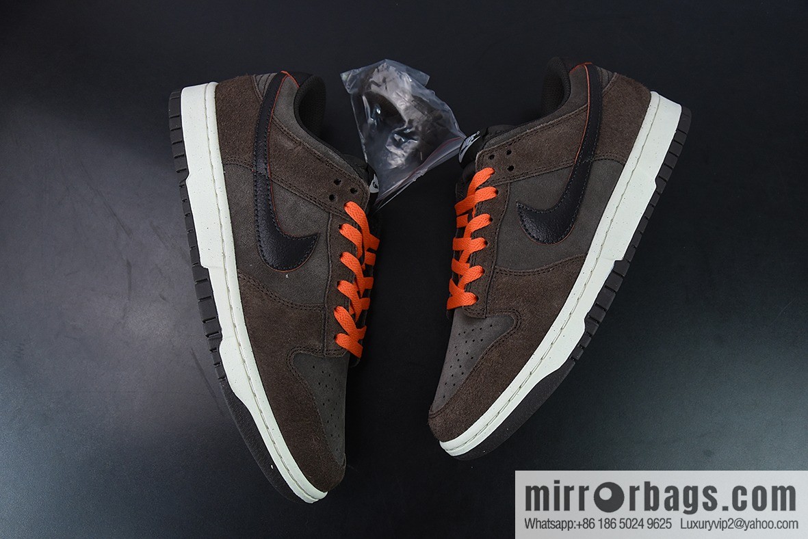 H05G4 pure original Nk Dunk Low Retro mocha brown SB low-top sports and leisure shoes, item number: DQ8801-200