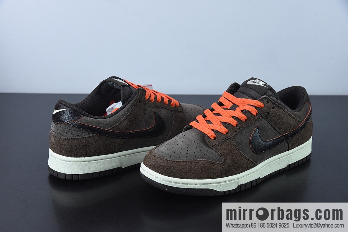 H05G4 pure original Nk Dunk Low Retro mocha brown SB low-top sports and leisure shoes, item number: DQ8801-200