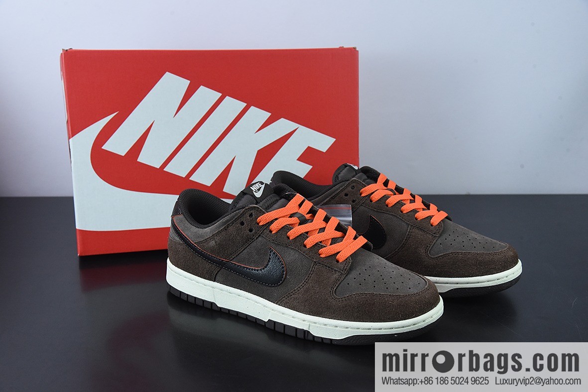 H05G4 pure original Nk Dunk Low Retro mocha brown SB low-top sports and leisure shoes, item number: DQ8801-200