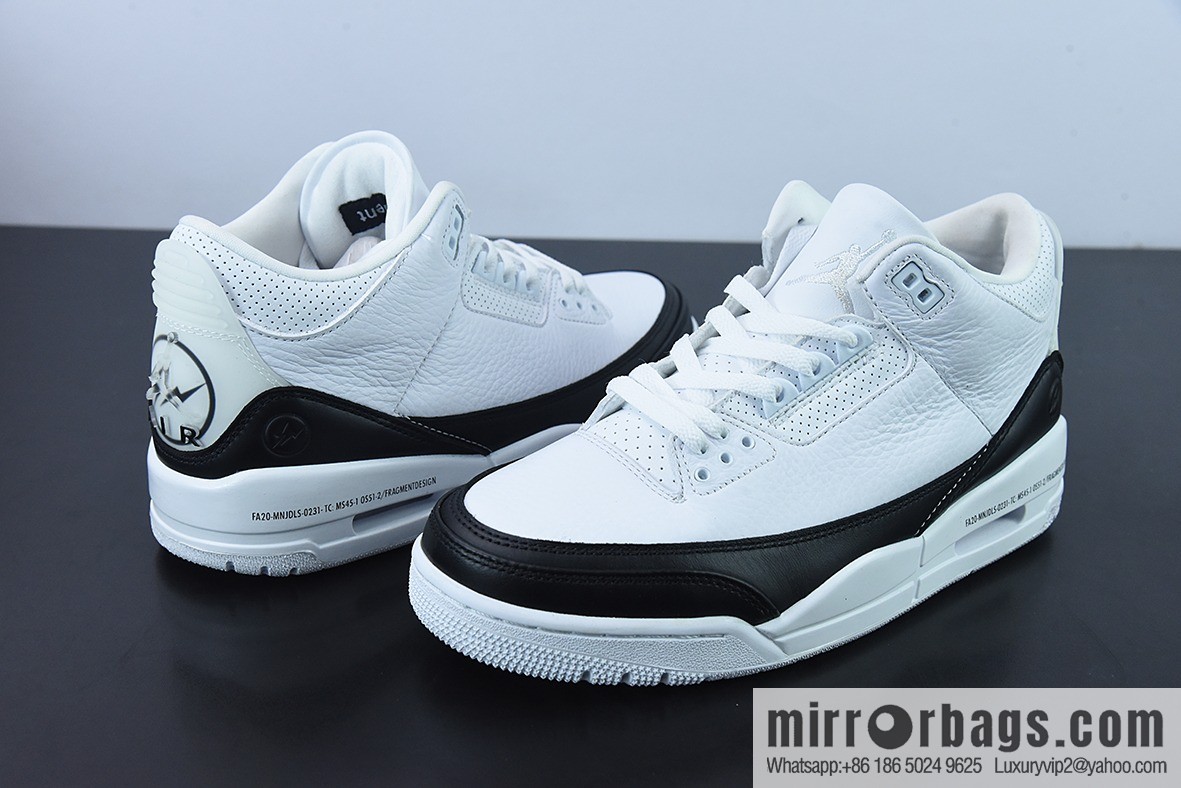 Fragment Design x Air Jordan 3 Retro AJ3 Hiroshi Fujiwara Lightning Men's sneakers DA3595-100