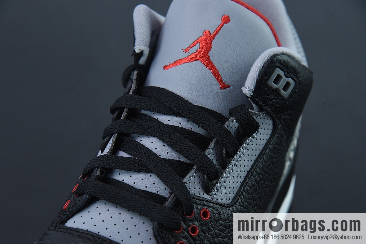 Air Jordan 3 Retro Black Cement AJ3 Black Cement Men's sneakers 854262-001