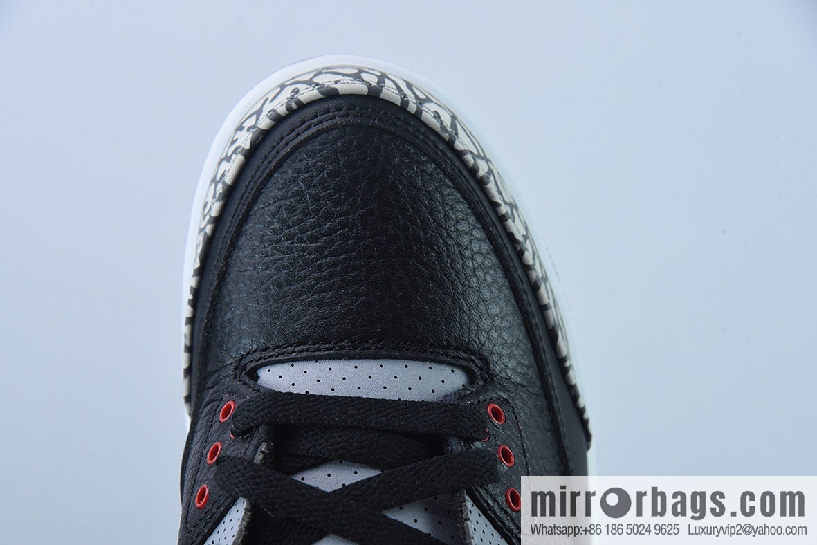 Air Jordan 3 Retro Black Cement AJ3 Black Cement Men's sneakers 854262-001