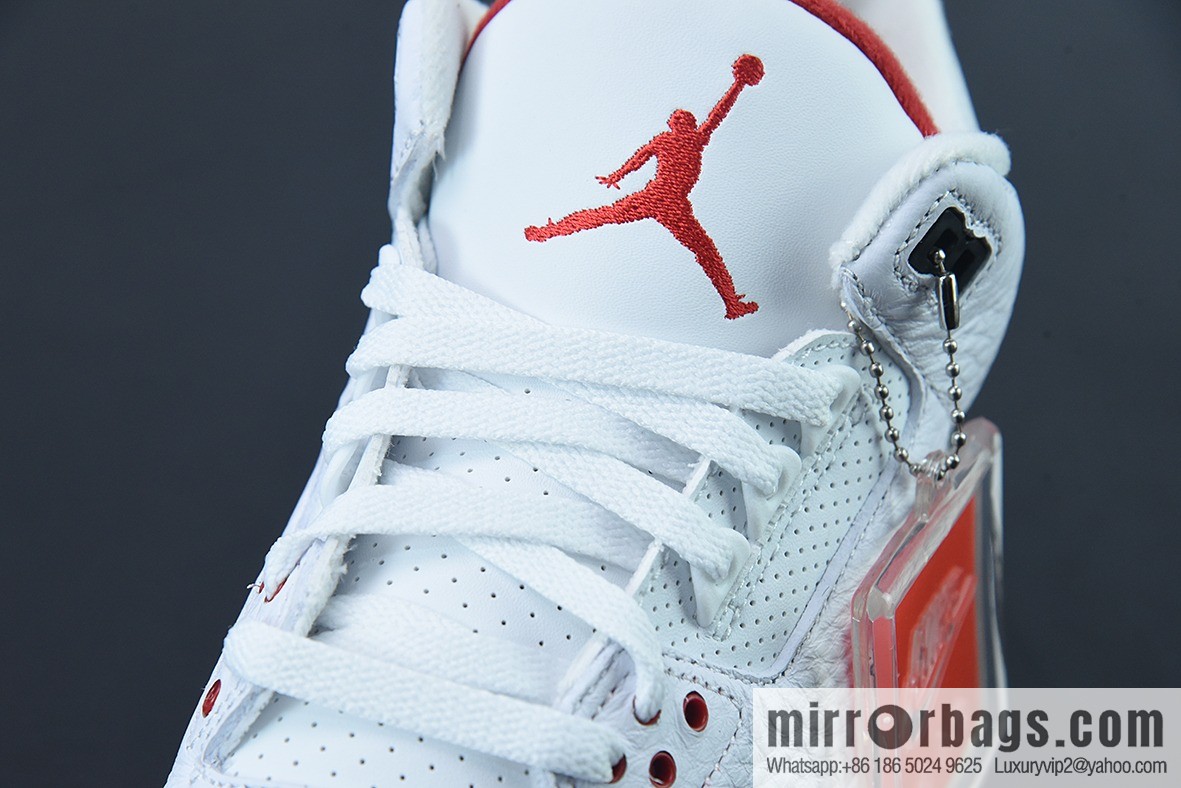 Air Jordan 3 Retro AJ3 white cement men's sneakers 923096-101