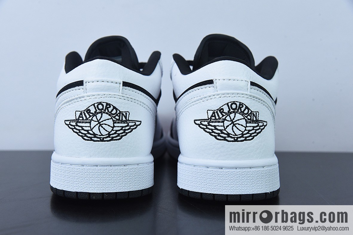 Jordan Air Jordan 1 Low AJ1 Joe 1 Black and white panda, low-top casual board shoes, item number: 553560-101