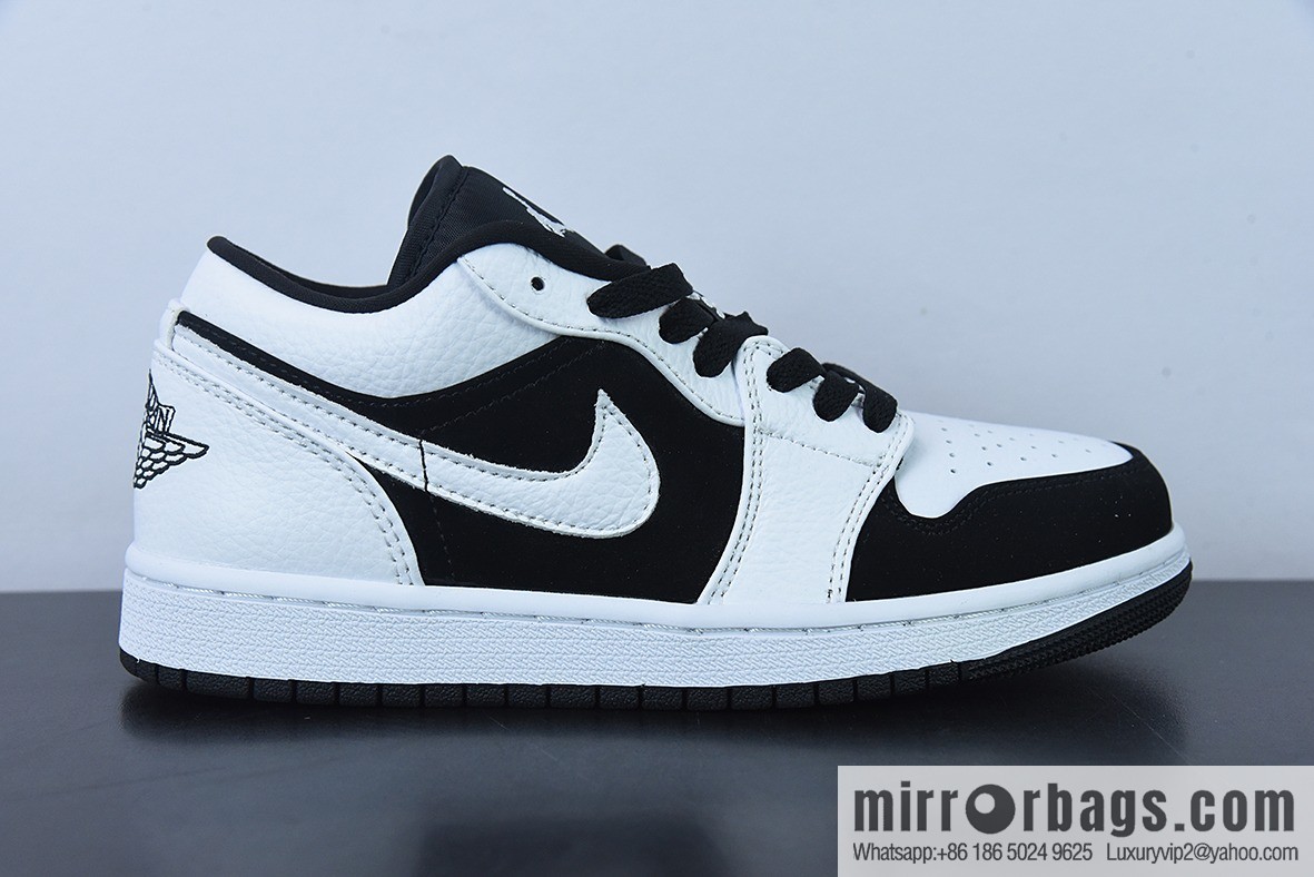 Jordan Air Jordan 1 Low AJ1 Joe 1 Black and white panda, low-top casual board shoes, item number: 553560-101