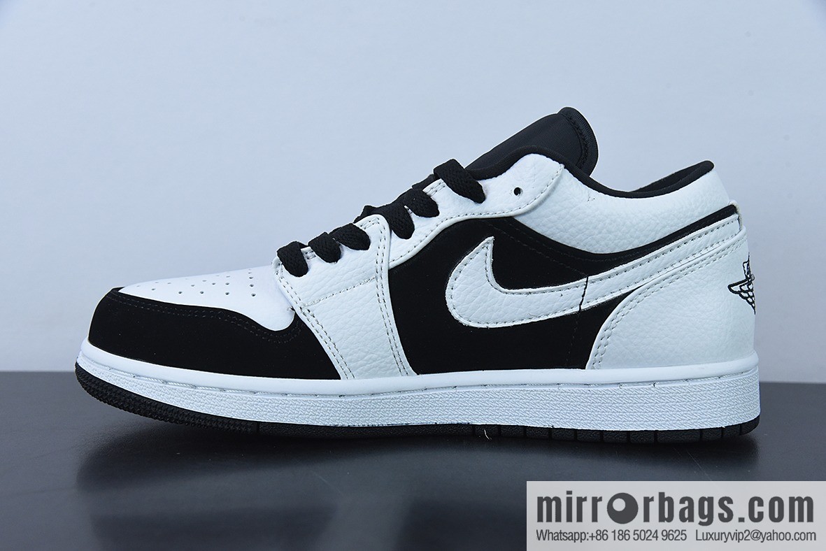 Jordan Air Jordan 1 Low AJ1 Joe 1 Black and white panda, low-top casual board shoes, item number: 553560-101