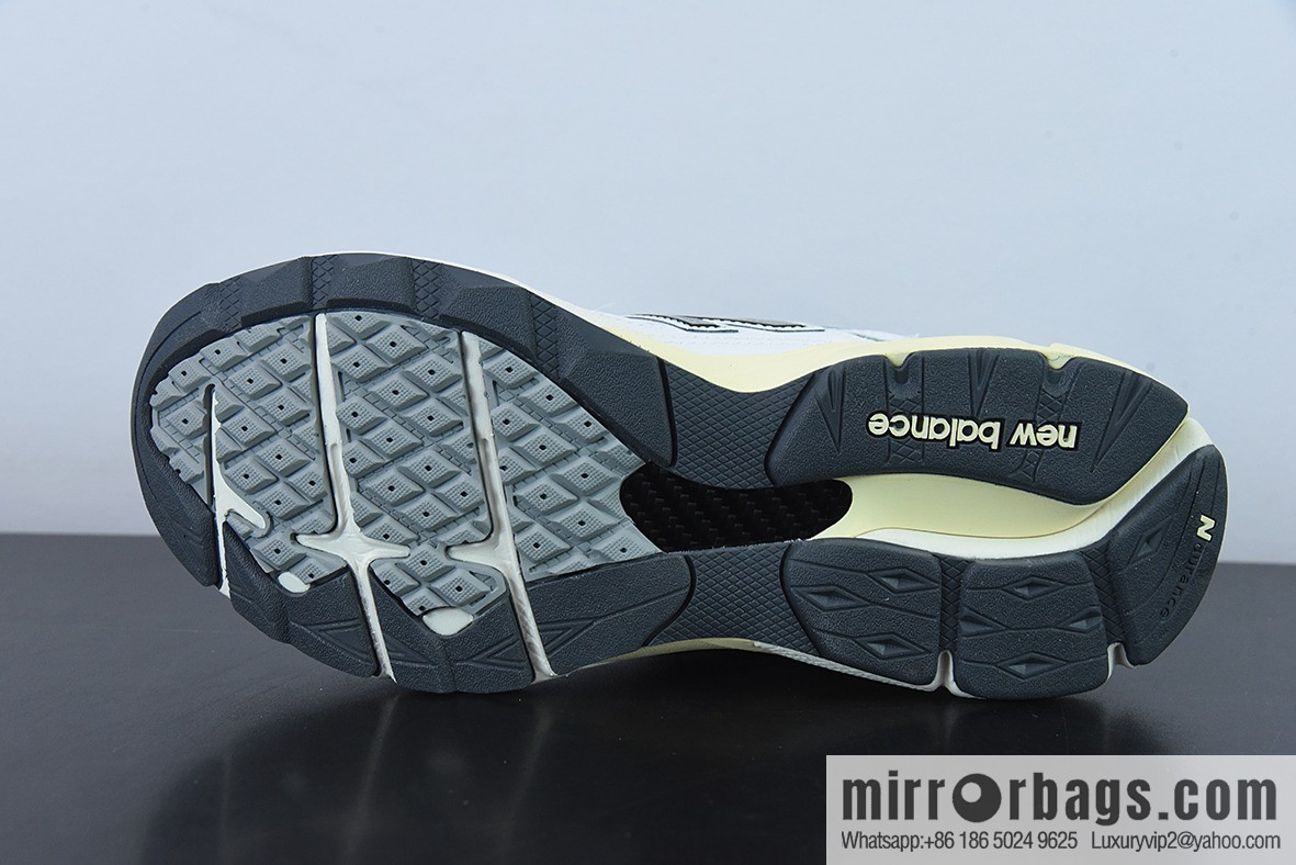 Pure original NB Vintage running shoes/beige 3M reflective, new version, presidential jogging shoes, item number: M990AL3