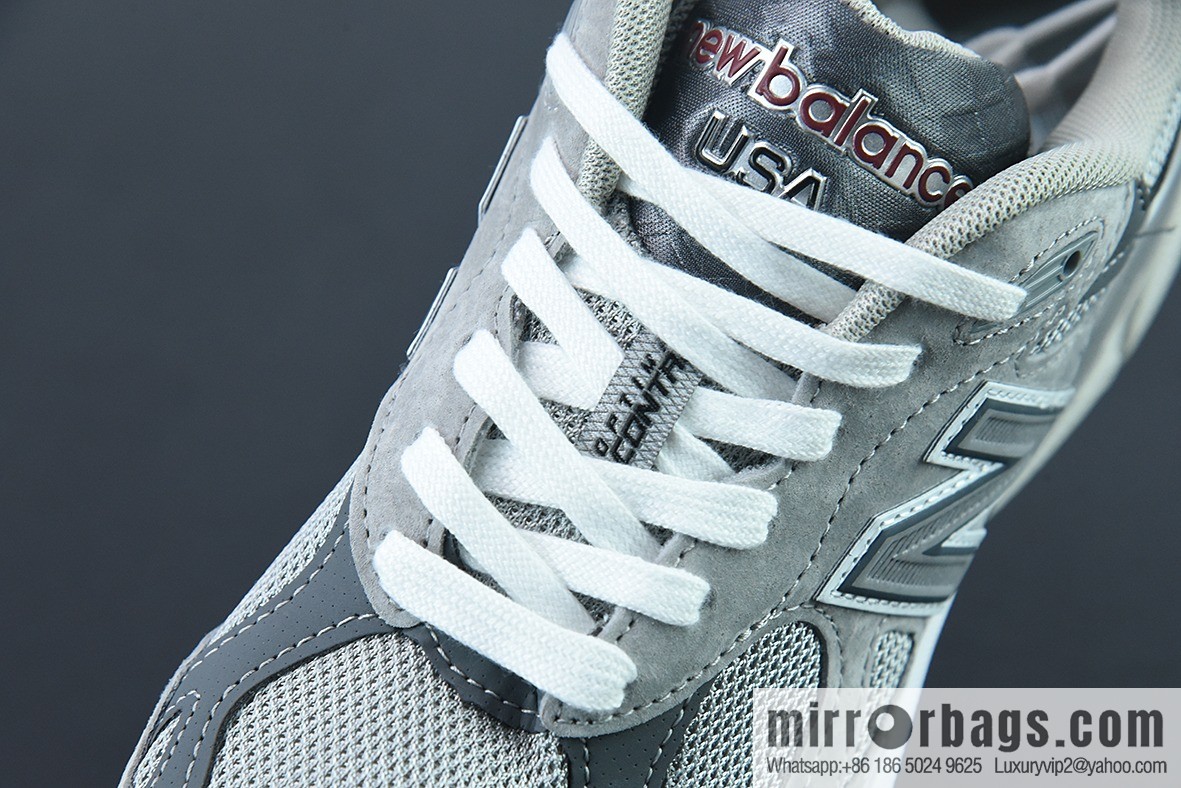 New Balance 990 V3 white gray, American official Vintage leisure sports jogging shoes item number: M990GY3
