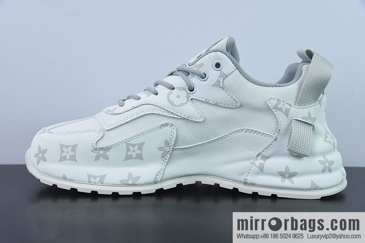 LV/Louis Vuitton 2021ss early spring new LV Trainer latest color scheme sneakers