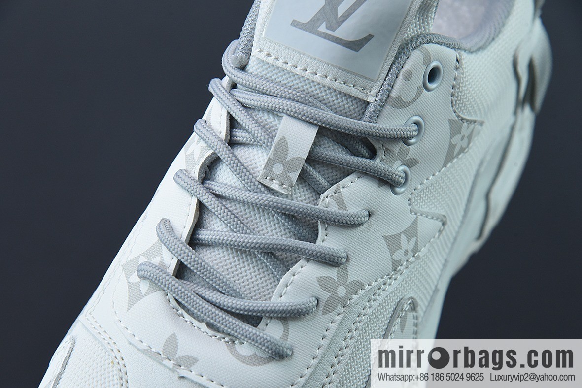 LV/Louis Vuitton 2021ss early spring new LV Trainer latest color scheme sneakers