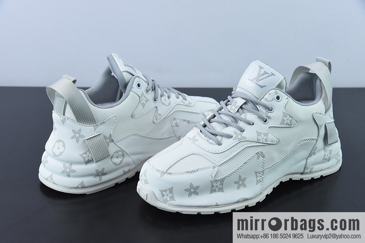 LV/Louis Vuitton 2021ss early spring new LV Trainer latest color scheme sneakers