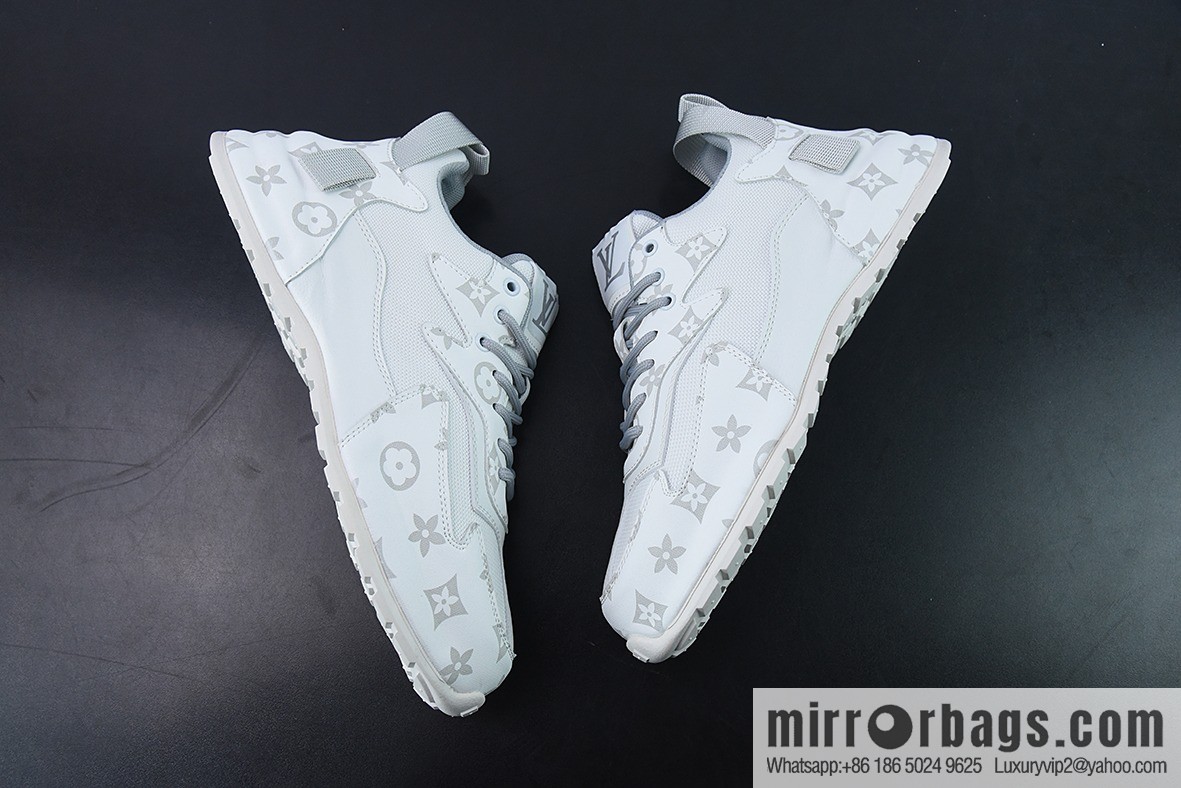 LV/Louis Vuitton 2021ss early spring new LV Trainer latest color scheme sneakers