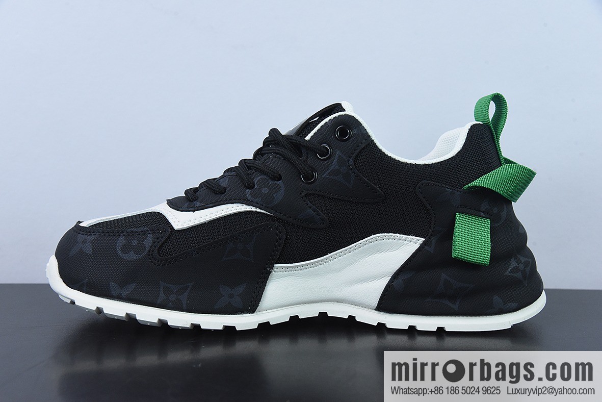LV/Louis Vuitton 2021ss early spring new LV Trainer latest color scheme sneakers
