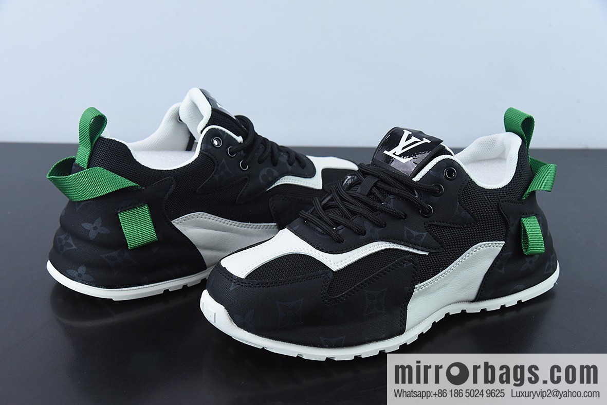 LV/Louis Vuitton 2021ss early spring new LV Trainer latest color scheme sneakers