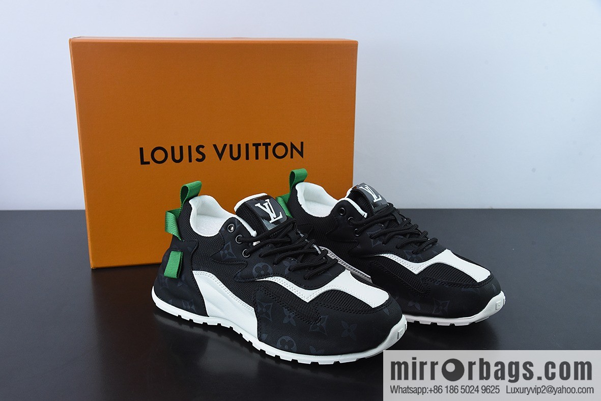 LV/Louis Vuitton 2021ss early spring new LV Trainer latest color scheme sneakers