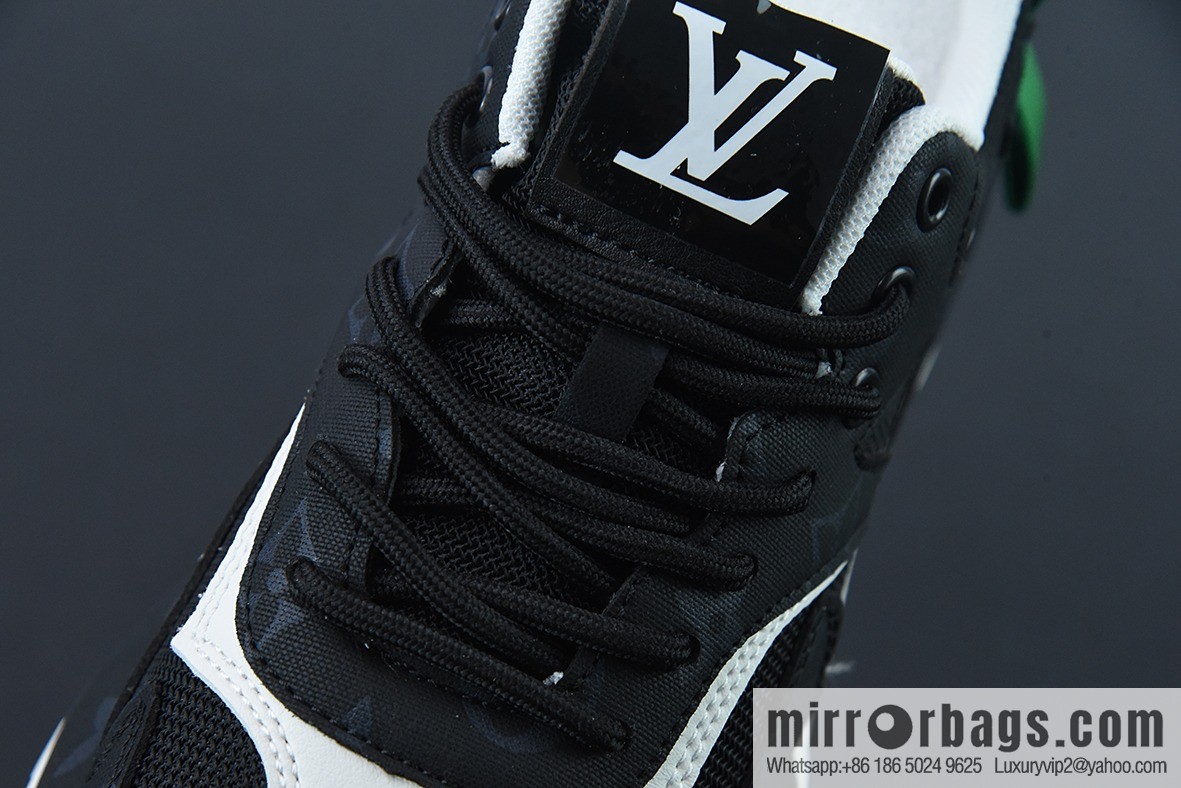 LV/Louis Vuitton 2021ss early spring new LV Trainer latest color scheme sneakers