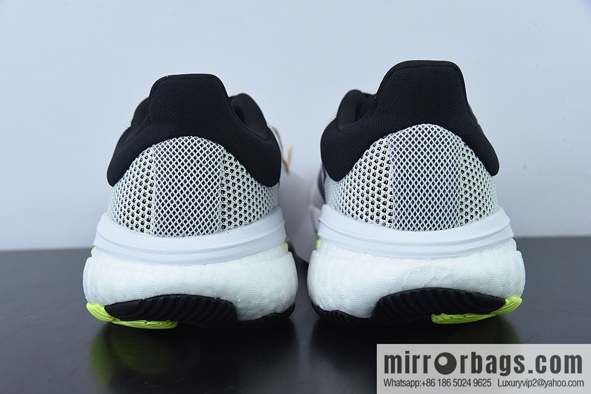 Ad Solar Glide 5 Adi's breathable cushioning popcorn running shoes, item number: GX5472