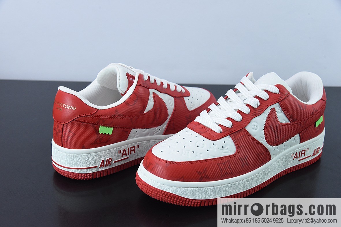 LVx Nk Air Force 1 Low Louis Vuitton Donkey LV Joint, Air Force One Low Top Sneakers