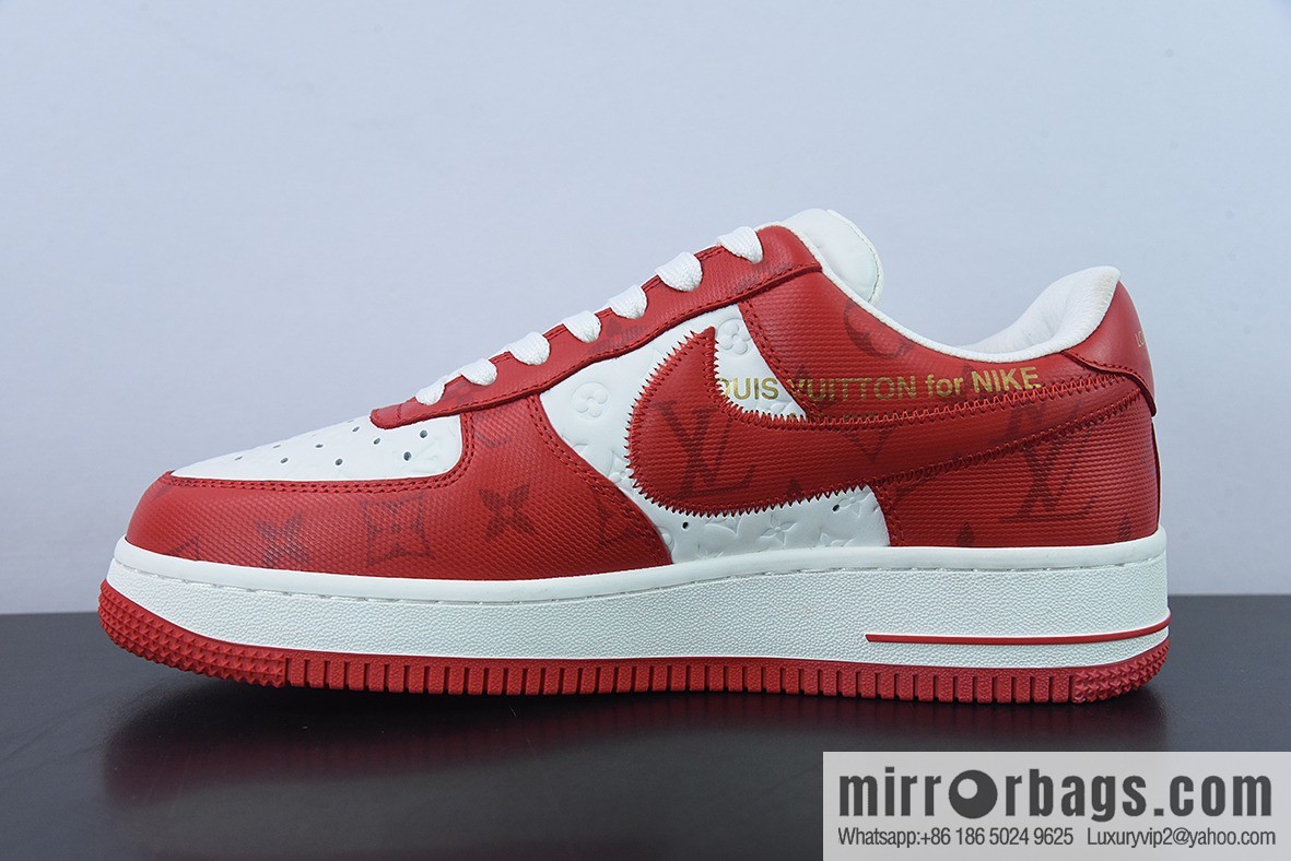 LVx Nk Air Force 1 Low Louis Vuitton Donkey LV Joint, Air Force One Low Top Sneakers